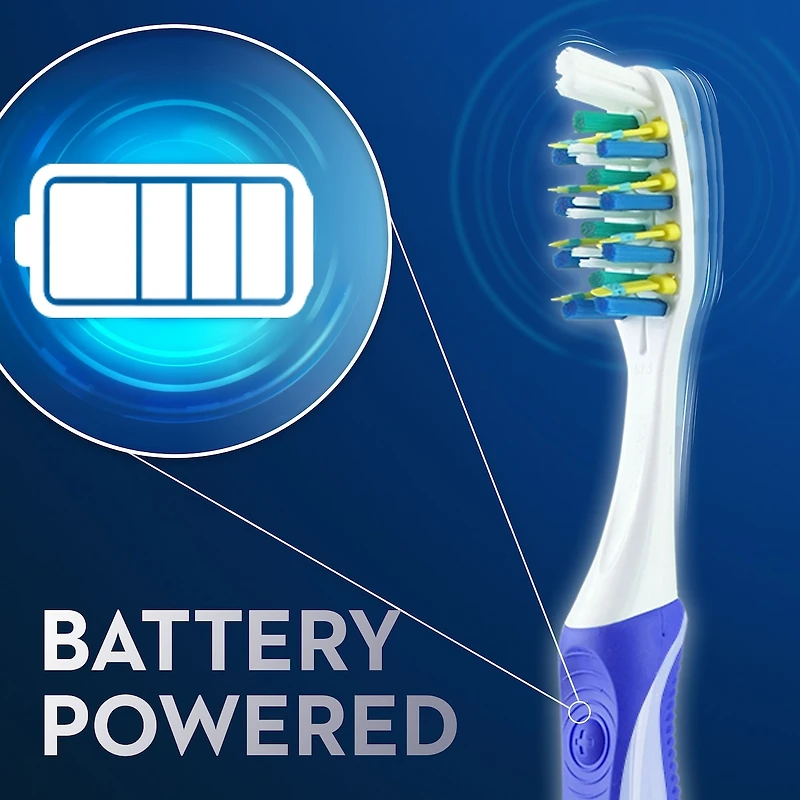 Brosse à dents à pile Oral-B Pro-Santé Pulsar, souple, 1 unité