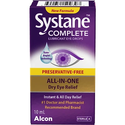 Systane® Complet Gouttes oculaires lubrifiantes sans agent de conservation