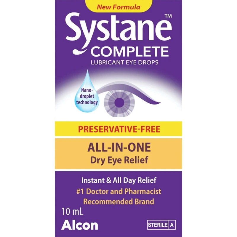 Systane® Complet Gouttes oculaires lubrifiantes sans agent de conservation