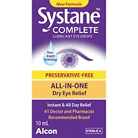 Systane® Complet Gouttes oculaires lubrifiantes sans agent de conservation