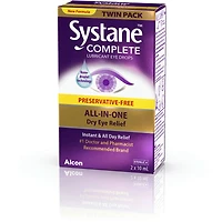 Systane® Complet Gouttes oculaires lubrifiantes sans agent de conservation Paquet Jumelé