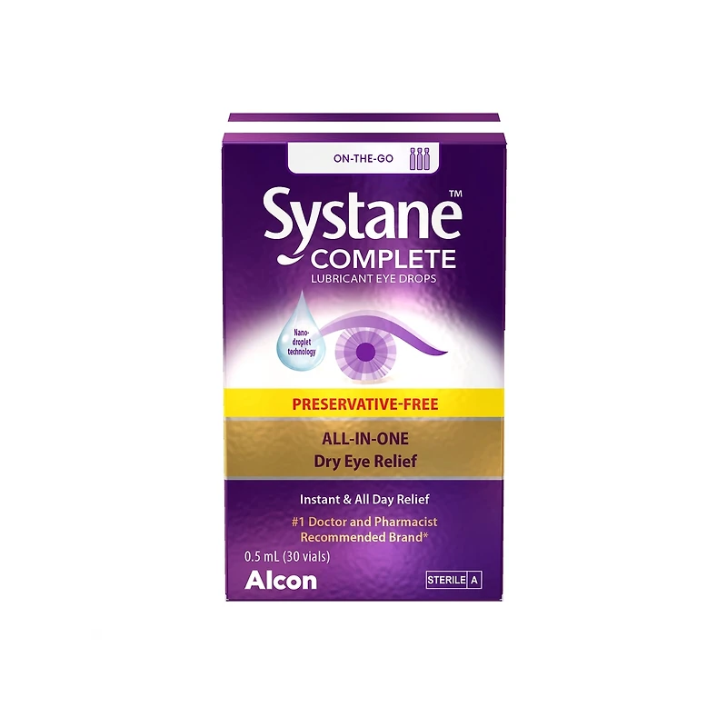 Systane® COMPLETE Lubricant Eye Drops Preservative Free
