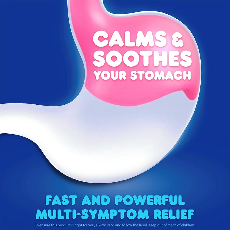 Comprimés Pepto Bismol Extra fort pour soulager la nausée, les brûlures d’estomac, l’indigestion, les malaises gastriques et la diarrhée, saveur originale