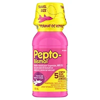 liquide pour la nausée, les brûlures d’estomac, l’indigestion, les malaises gastriques et la diarrhée – Soulagement rapide de 5 symptômes, saveur originale, format de voyage