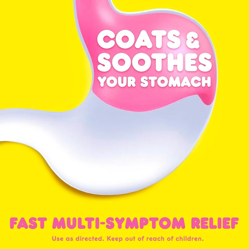 liquide pour la nausée, les brûlures d’estomac, l’indigestion, les malaises gastriques et la diarrhée – Soulagement rapide de 5 symptômes, saveur originale, format de voyage