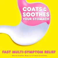 liquide pour la nausée, les brûlures d’estomac, l’indigestion, les malaises gastriques et la diarrhée – Soulagement rapide de 5 symptômes, saveur originale, format de voyage