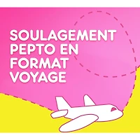 liquide pour la nausée, les brûlures d’estomac, l’indigestion, les malaises gastriques et la diarrhée – Soulagement rapide de 5 symptômes, saveur originale, format de voyage