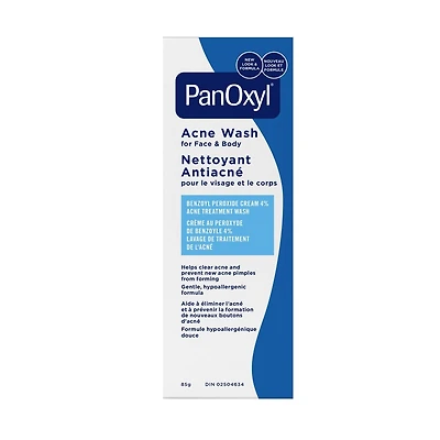 Nettoyant anti-acné crémeux PanOxyl, Peroxyde de benzoyle (4 %)