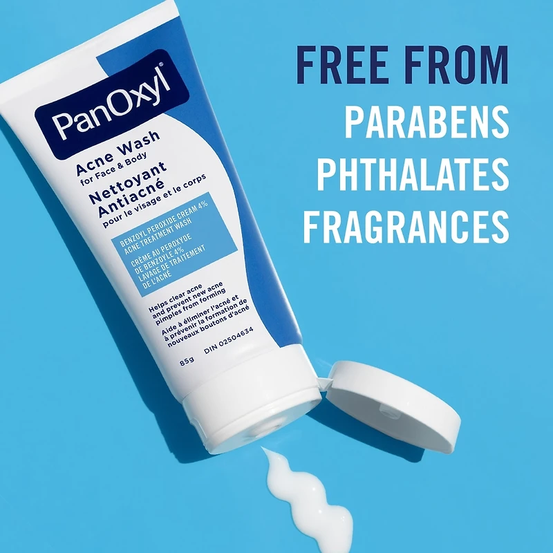 Nettoyant anti-acné crémeux PanOxyl, Peroxyde de benzoyle (4 %)