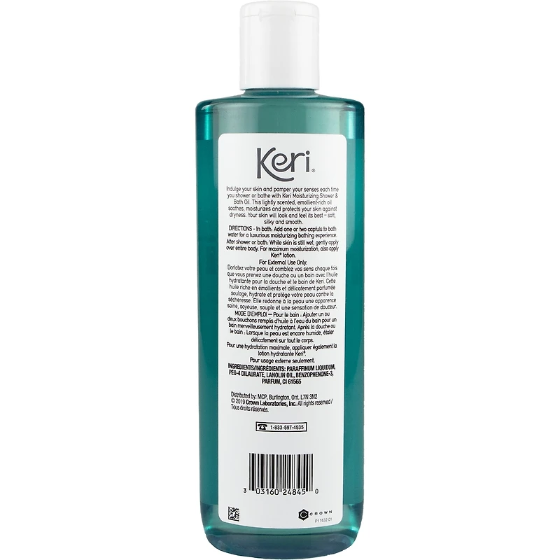 Keri Huile Hydratante Pour la douche et le bain