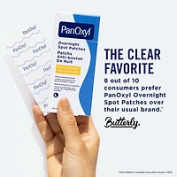 PM Overnight Spot Patches, Clear