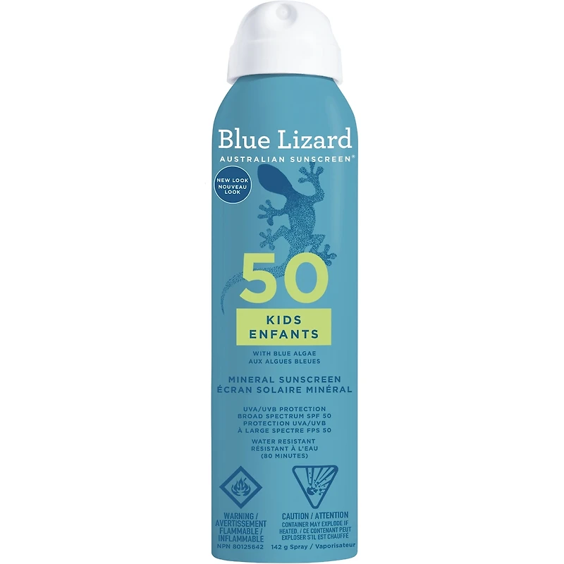 Blue Lizard Kids Mineral Sunscreen Spray SPF 50 142g