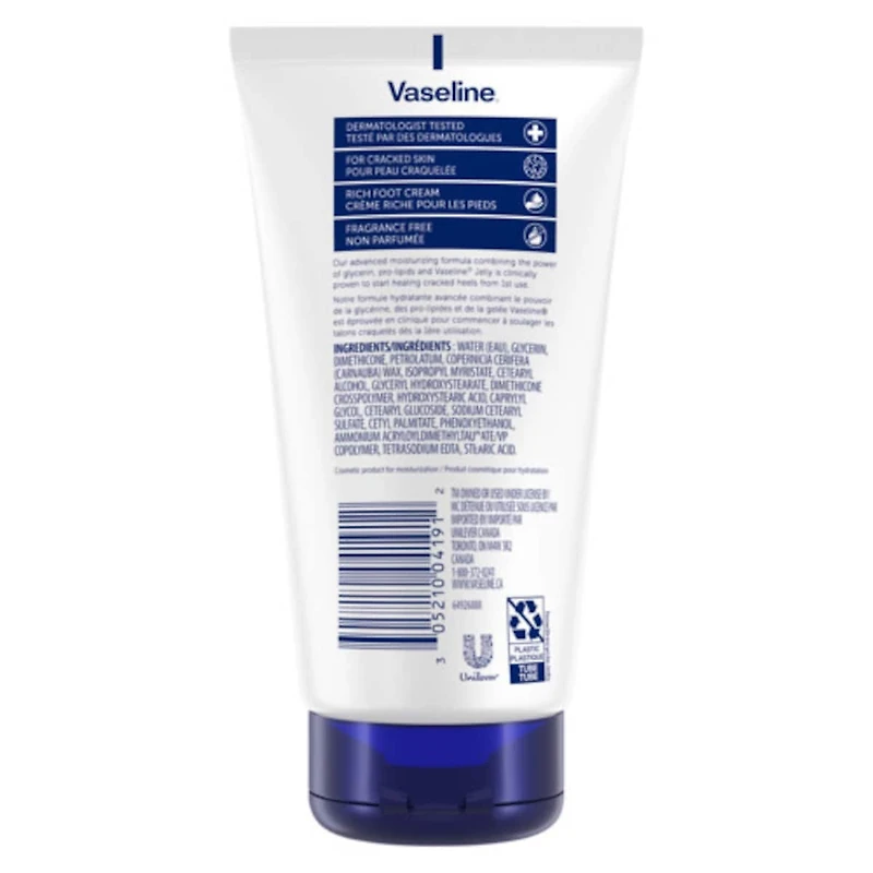 Vaseline Clinical Care Cracked Heel Rescue Foot Cream 150 ML