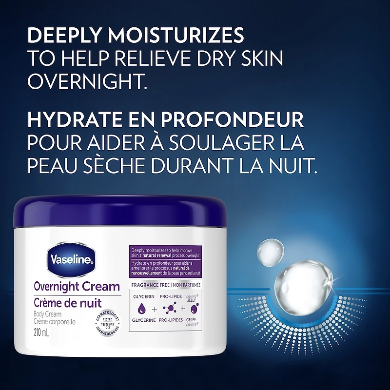 Vaseline Clinical Care™ Extremely Dry Skin Rescue Overnight Crème