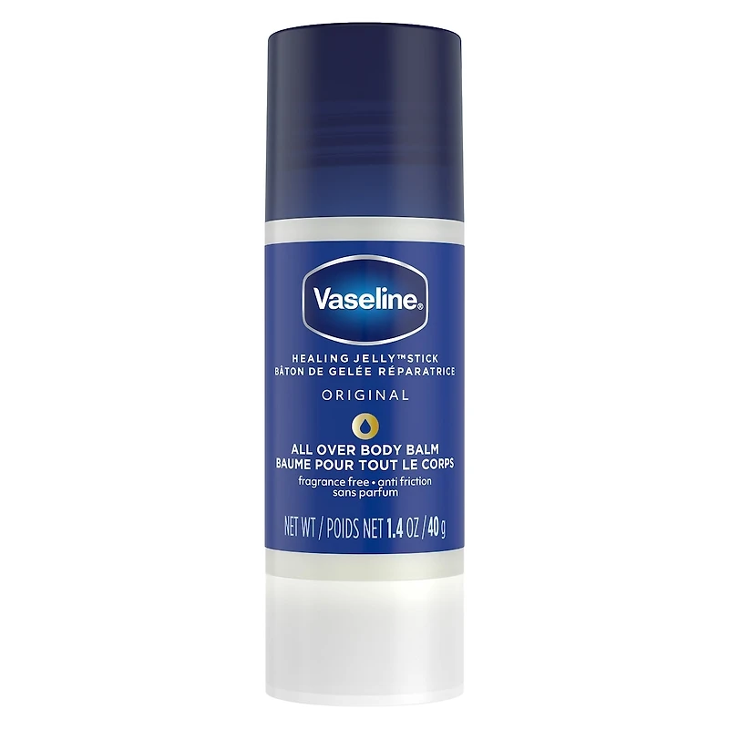 Vaseline Healing Jelly All-Over Body Balm Jelly Stick dry skin relief gel moisturizer Original Petroleum Jelly for hard-to-reach spots 40 g