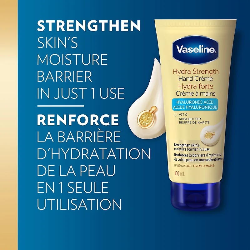 Intensive Care Hand Cream moisturizer for dry skin Hydra Replenish made with hyaluronic acid, vitamin B3 and cocoa butter 100 ml