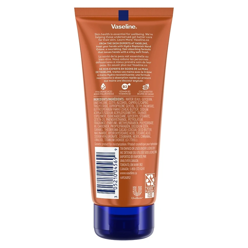 Intensive Care Hand Cream moisturizer for dry skin Hydra Strength made with hyaluronic acid, vitamin C and shea butter 100 ml