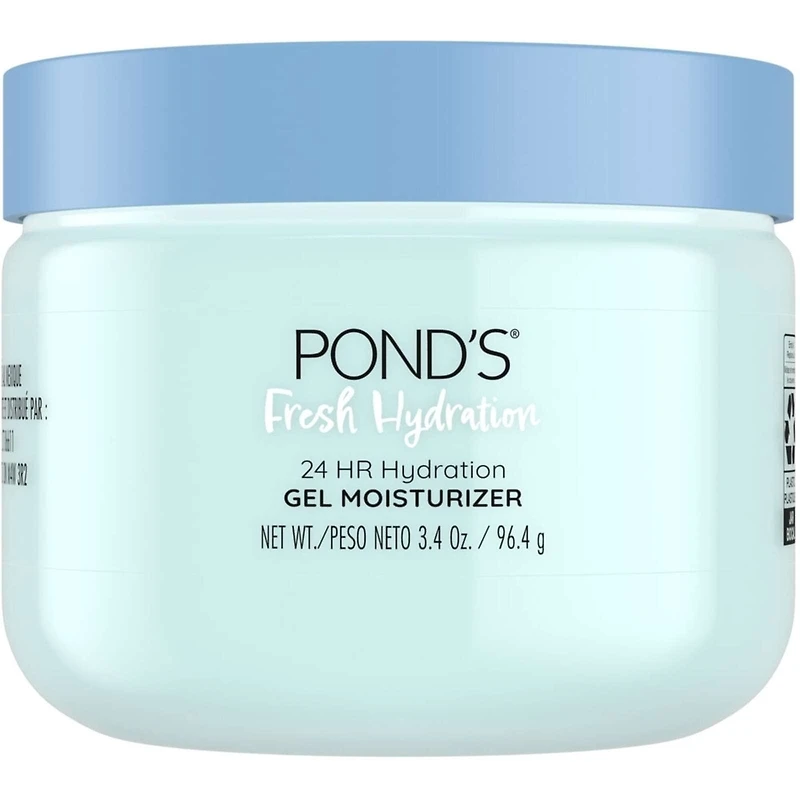 Gel hydratant visage à l'Acide Hyaluronique, Vitamine E et B3 pour 24 heures d'hydratation et une peau lumineuse