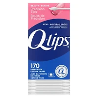 Q-tips Precision Tips Cotton Swabs 170 ct