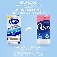 Q-tips Precision Tips Cotton Swabs 170 ct