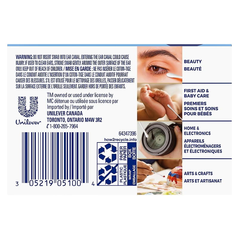 Q-tips Cotton Swabs ct