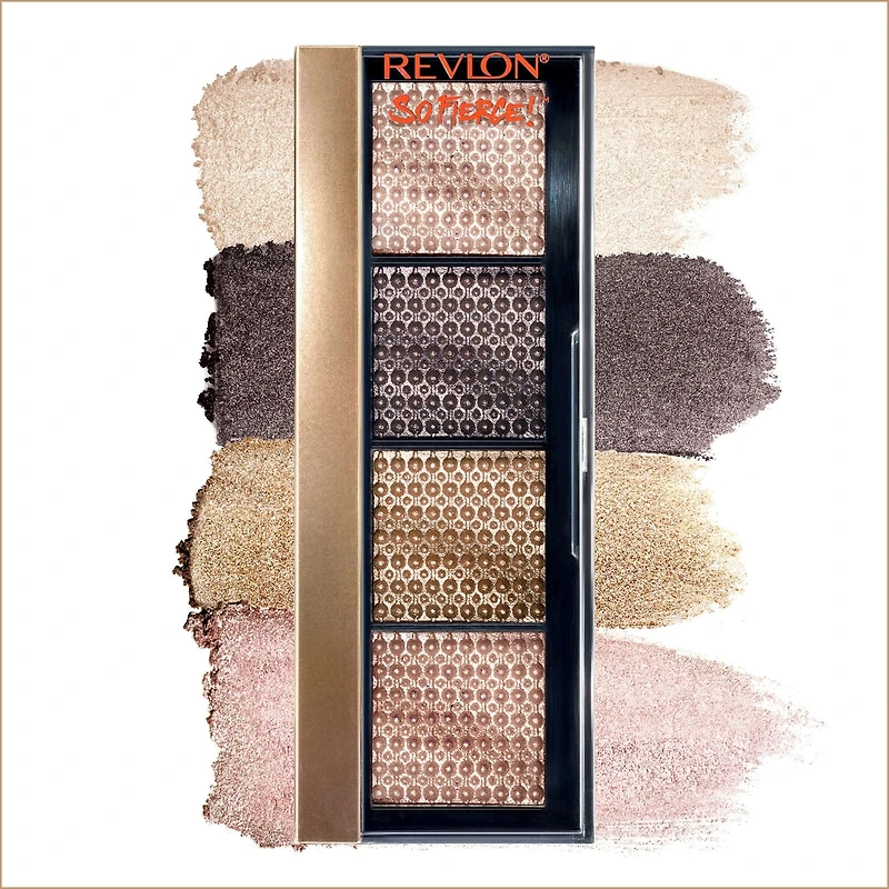 Palette D'ombres à Paupières Prismatiques So Fierce™, Couleurs Cristallines Haute Intensité, Fini Nacré Profond