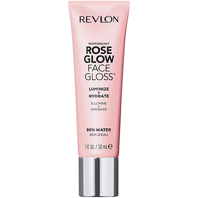 PhotoReady Rose Glow Face Gloss, Illuminating Hydrating Primer,  Non-Sticky Gel