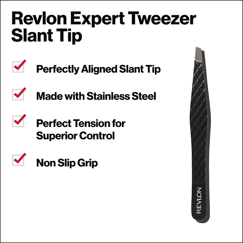 Pinces à épiler en biseau Expert