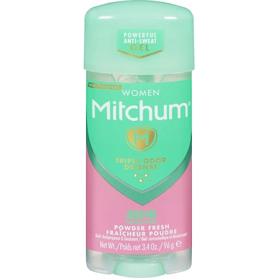 Mitchum Femme Gel Antisudorifique Et Désodorisant Fraîcheur Poudre