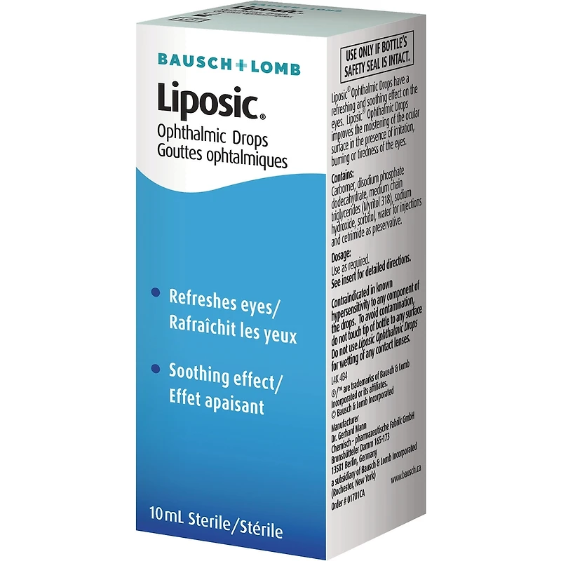 Liposic Ophthalmic Drops