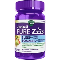 Comprimés gélifiés aide-sommeil et soulagement du stress à base de mélatonine ZzzQuil PURE Zzzs