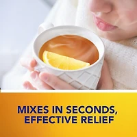 Remède chaud DayQuil/NyQuil, soulage les symptômes du rhume, grippe, congestion, format pratique, jour/nuit, soulage la fièvre, maux de tête, mal de gorge, congestion nasale et toux, action multiple, saveur miel citron