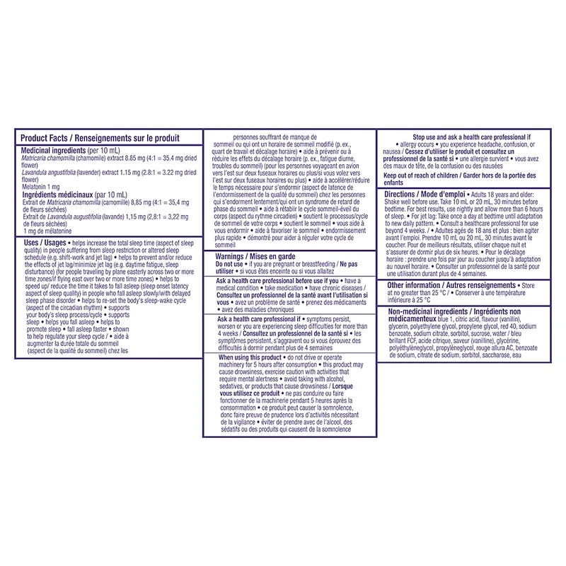 V ZQ PUREZzzs Liq Melatonin 354mL