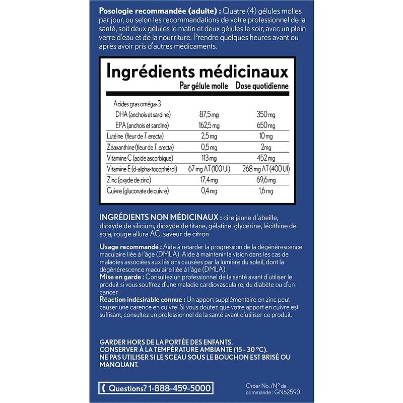 Eye Vitamins and Supplements Omega-3 Formula
