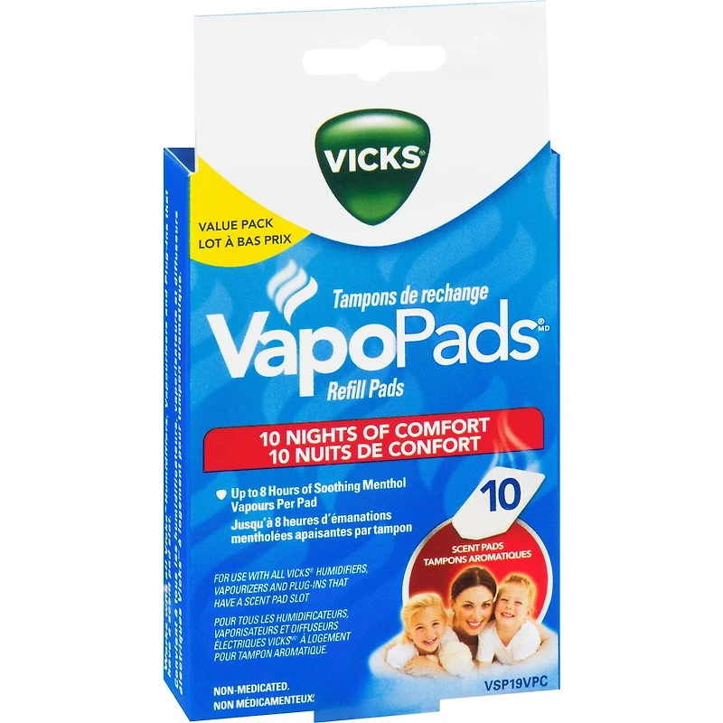 Tampons de rechange Vapopads, format économique