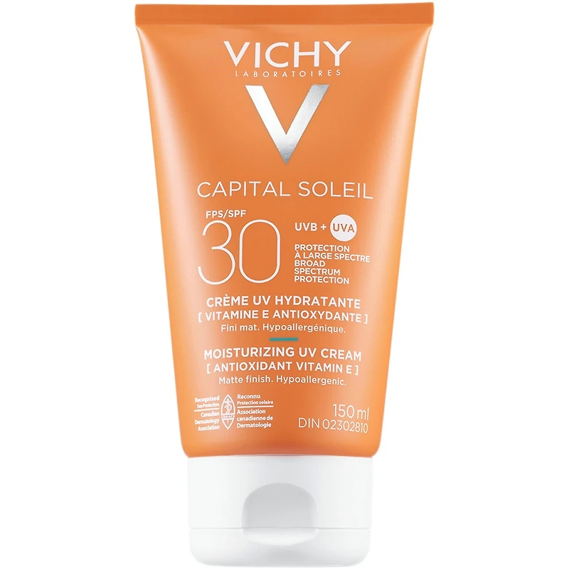 Capital Soleil Moisturizing Face & Body Sunscreen SPF 30, Matte Finish