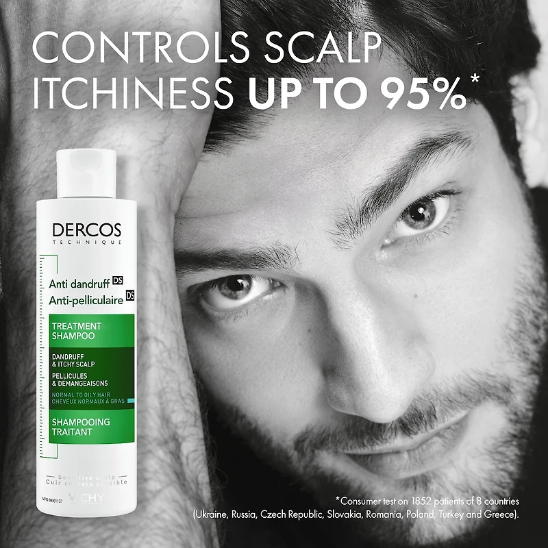 Dercos Shampooing Anti-Pelliculaire Cheveux Normaux À Gras