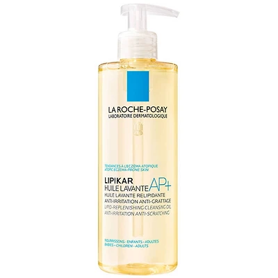 Lipikar Huile AP+, Huile nettoyante anti-démangeaisons pour le corps, au beurre de karité