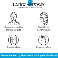 La Roche-Posay Baume à mains, Cicaplast pour mains sèches et crevassées, Crème hydratante quotidienne sans parfum à la glycérine et au beurre de karité, 100mL