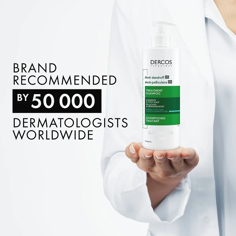 Dercos Shampooing Anti-Pelliculaire Cheveux Normaux À Gras 390 ML