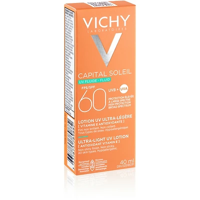 Suncreen For Face, Capital Soleil Ultra-light UV Lotion SPF 60, 40ml