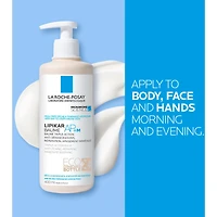 Lipikar Baume AP+m Body Cream for Dry & Eczema-Prone Skin with Shea Butter, New Eco-Conscious Packaging, 400ML