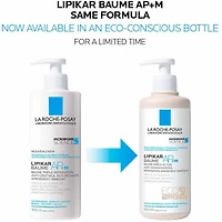 Lipikar Baume AP+m Body Cream for Dry & Eczema-Prone Skin with Shea Butter, New Eco-Conscious Packaging, 400ML