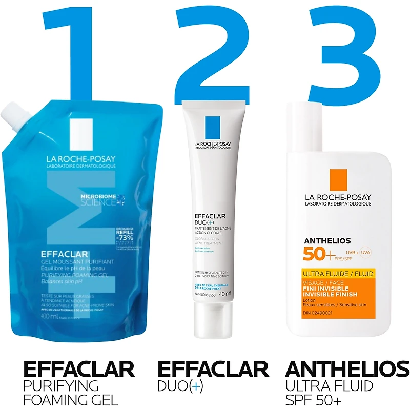 Effaclar Gel Moussant Purifiant Format Recharge 400ml