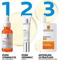 La Roche-Posay Sérum anti-sébum avec 12% de Vitamine C Pure pour le visage