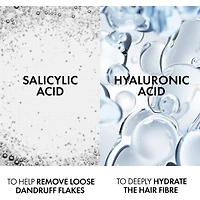 Vichy Dercos Shampooing + Revitalisant 2-en-1 à tendance pelliculaire à l’Acide Hyaluronique pour Cuir Chevelu Sensible