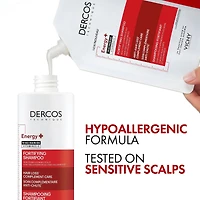Dercos Energy+ Shampooing Fortifiant - Format Rechargeable