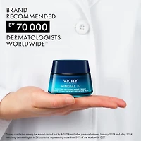 Vichy MINÉRAL 89 Moisture Recovery Night Cream – Hydrating Night Cream with Pure Melatonin & Hyaluronic Acid
