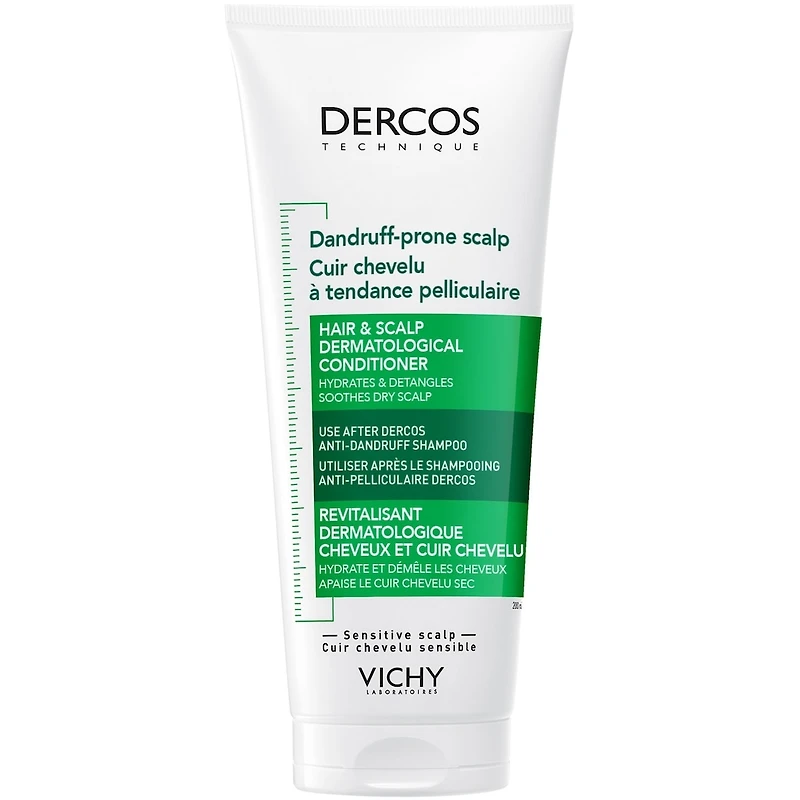 Vichy Dercos revitalisant hydratant antichute pour cuir chevelu sec et sensible