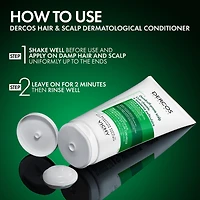Vichy Dercos revitalisant hydratant antichute pour cuir chevelu sec et sensible
